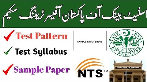State Bank Officers Training Scheme 28th Batch written test syllabus | SBOTS sample paper | Bank job
