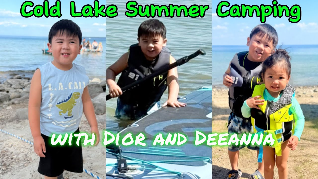 Летний лагерь в Колд-Лейк с Диором и Дианной.