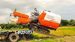 Kubota DC-35 Combine Rice Harvester Working Mesin Pemanen Padi  - Durasi: 22:58. 