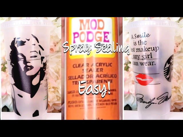 Sealing your diamond painting- Mod Podge gloss spray (part 3