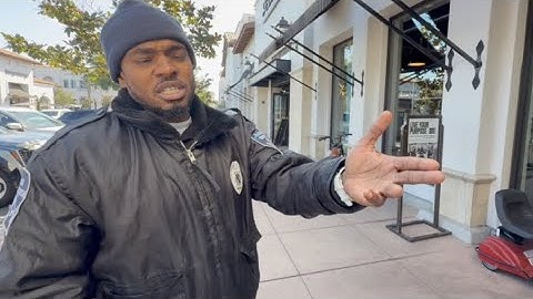 ALLIED SECURITY FREAKOUT. Calls the POLICE
