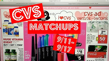 CVS Matchups 9/11/16-9/17/16 ~ Free Deodorant!