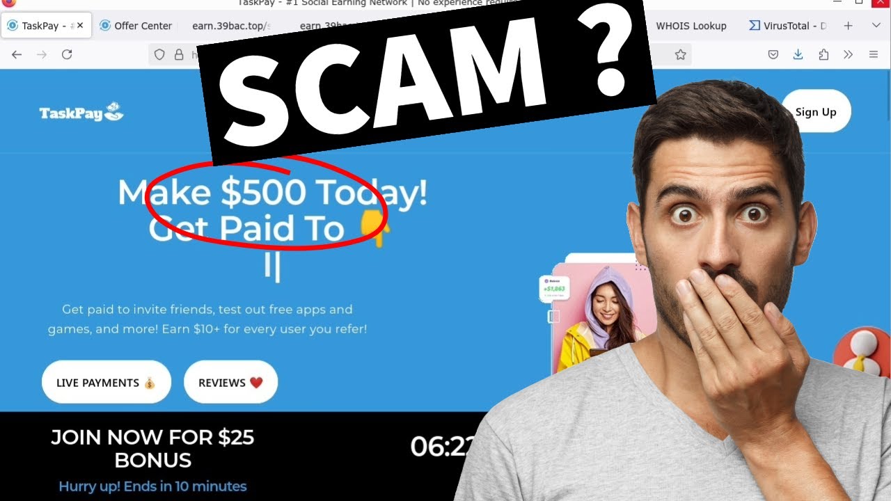 TaskPay Reviews, Scam or Legit? Earn $500 Daily on Task Pay? - YouTube