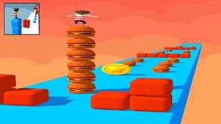 Cube Stacker Surfer 3D - Gameplay All Levels 1-10 (Android/IOS) screenshot 4