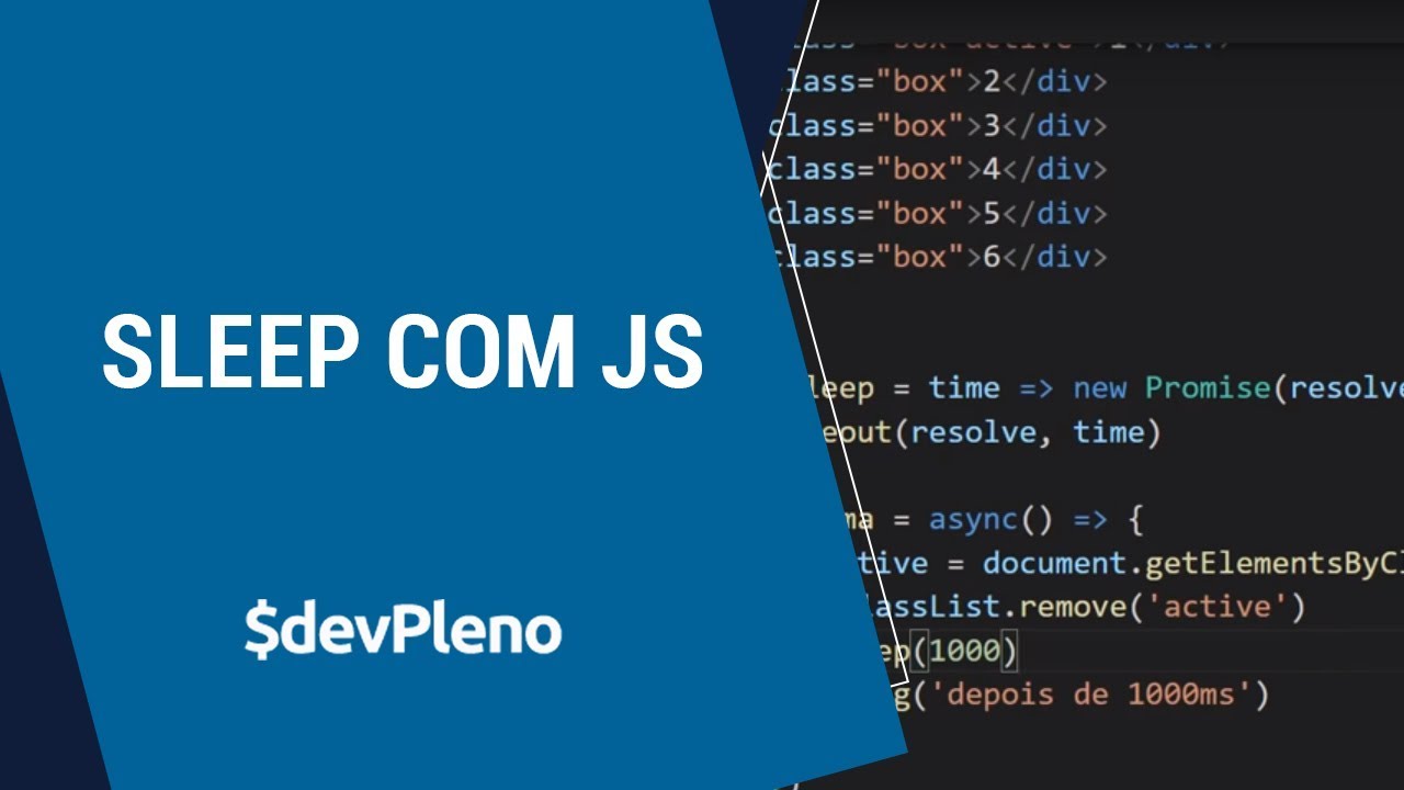 java script sleep