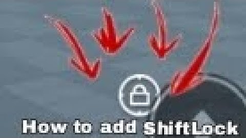How to add ShiftLock in Studio lite