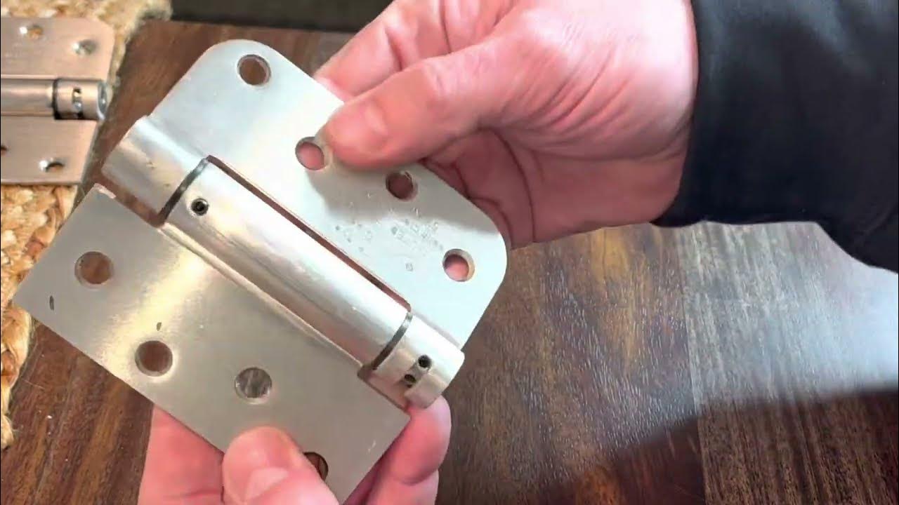 DIY Spring Loaded Door Self Closing Hinge How it Works and How2