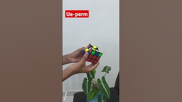 CFOP pll ua perm  algorithm to solve a Rubik