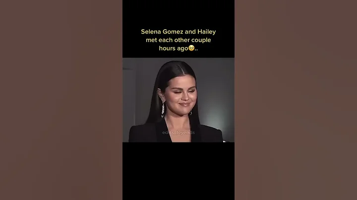 Selena and Hailey met each other couple hours ago.Tiktok edits_leyends