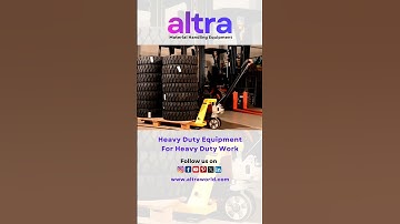 Best material handling equipment solution by Altra |  #materialhandlingequipment
