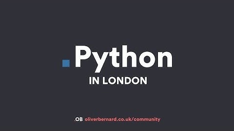 Python In London with Russ Fustino - 