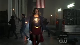 Supergirl 4X13 The Elite Vs Kara And Superfriends Fight Scene