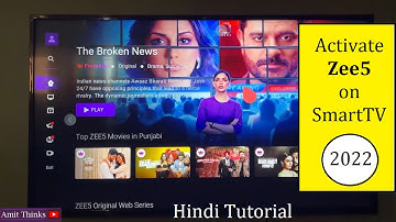 How to Login ZEE5 on Smart TV in Hindi (2022) | Amit Thinks