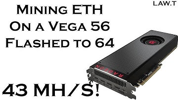 Flashed RX Vega 56 mining | Tech With Lawrence