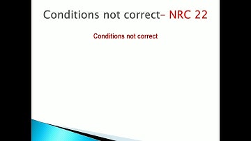 NRC 22 | Conditions Not Correct NRC | Unified Diagnostic Services| UDS | Negative Response Code