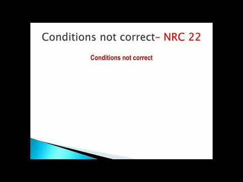 NRC 22 | Conditions Not Correct NRC | Unified Diagnostic Services| UDS | Negative Response Code