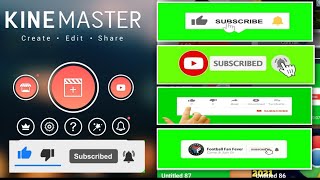 How To Make Subscribe Button Animation | Animated Subscribe Button Green Screen