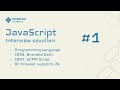 1 — savol | JavaScript nima?