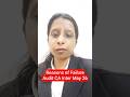 Reasons of Failure Audit CA Inter May 26 | #shorts