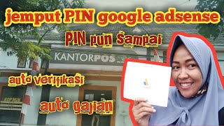 Perjalanan mengambil pin google adsense di kantor pos