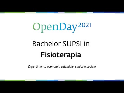 OpenDay 2021 - Bachelor SUPSI in Fisioterapia