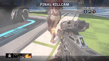My first Trickshot in BO3 While Practicing  with Bots!!!