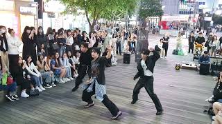 [STREET ARTIST] T:EV (TAEYOUNG, BONGGEUN & YUSEONG). LONG TIME NO SEE. SINCHON BUSKING. 240428.