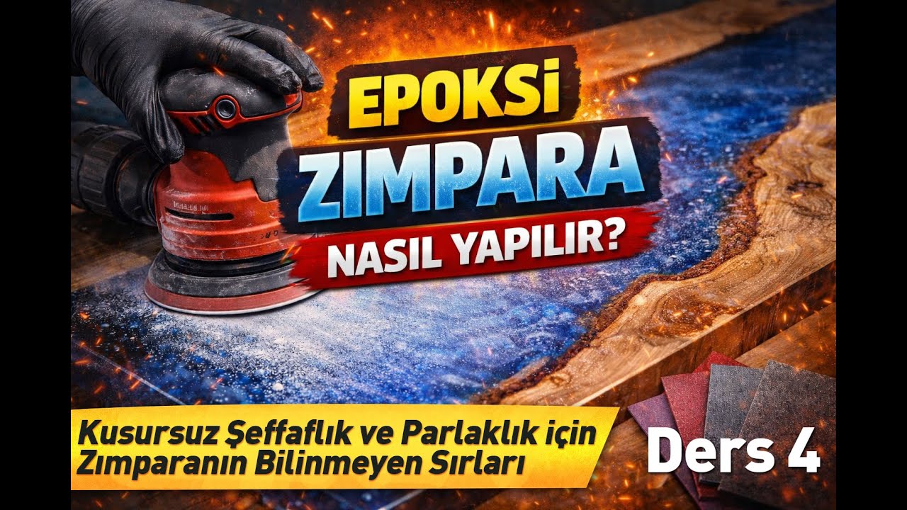 Epoksi Zımpara Nasıl Yapılır? Bilmediğiniz sırları ile cam şeffaflığı