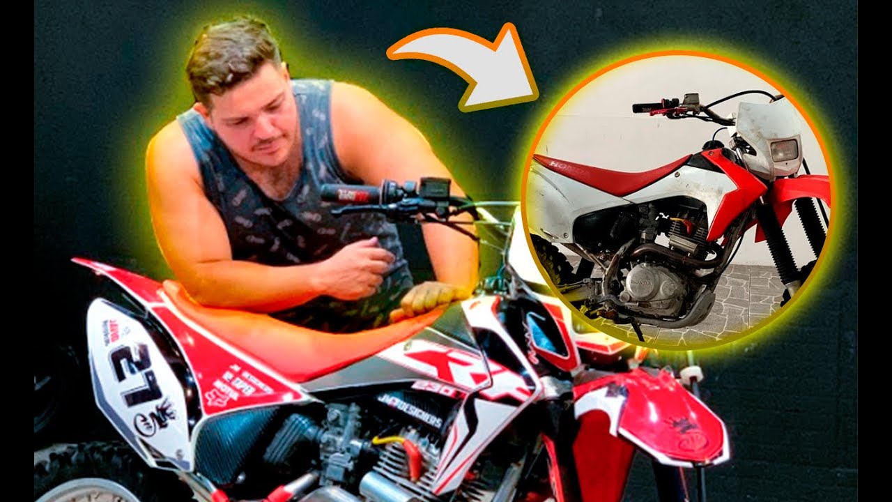O FINAL DA REFORMA COMPLETA DA HONDA CRF 230!