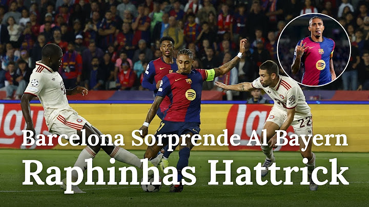 El Hattrick de Raphinha lleva al Barcelona a una victoria de 4-1 sobre el Bayern Múnich | RNE |AD1E