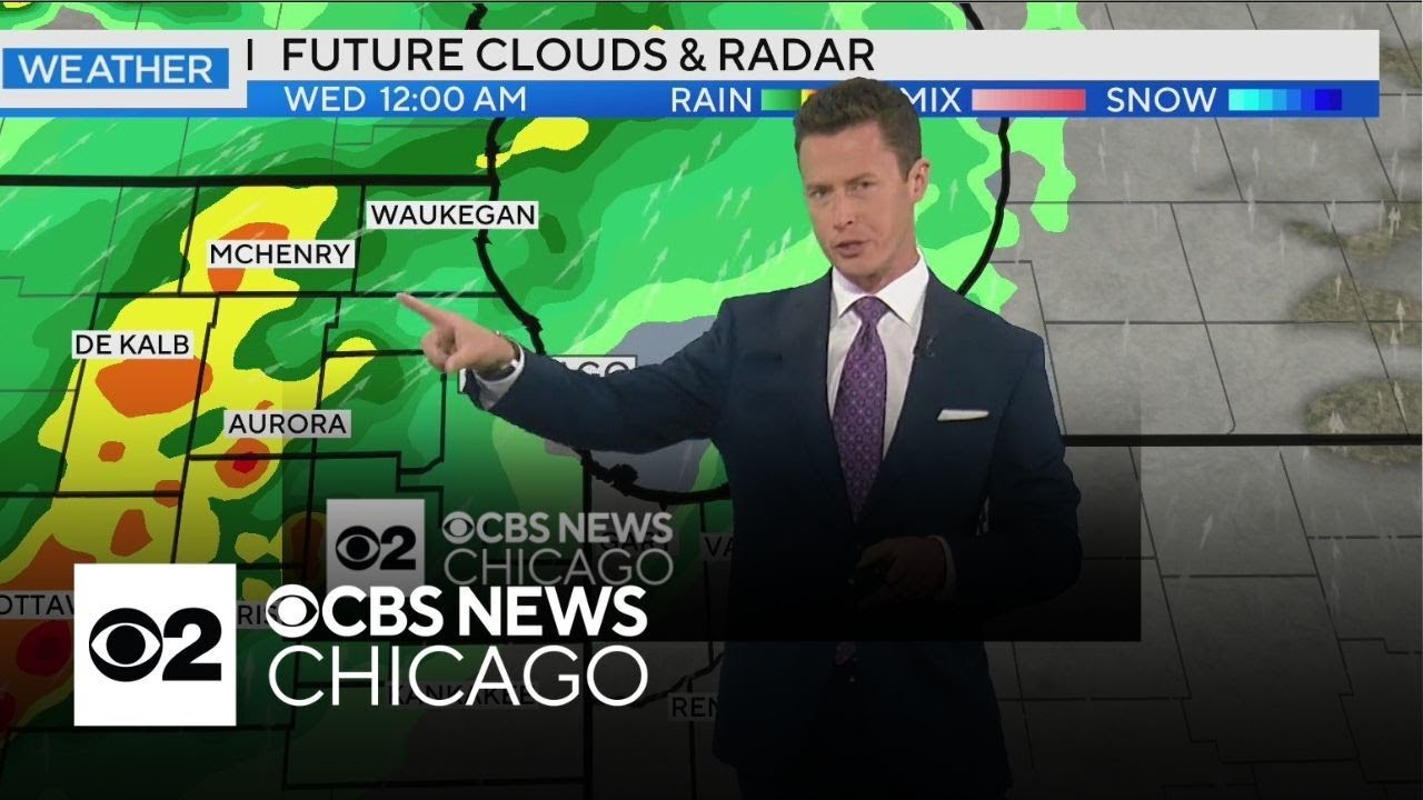 Rain continues throughout the week in Chicago - YouTube