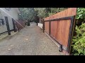 12 ft Metal Gate opened up  Long and Solid