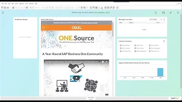 15 Minute Fundamentals for SAP Business One - Project Management & Project Accounting