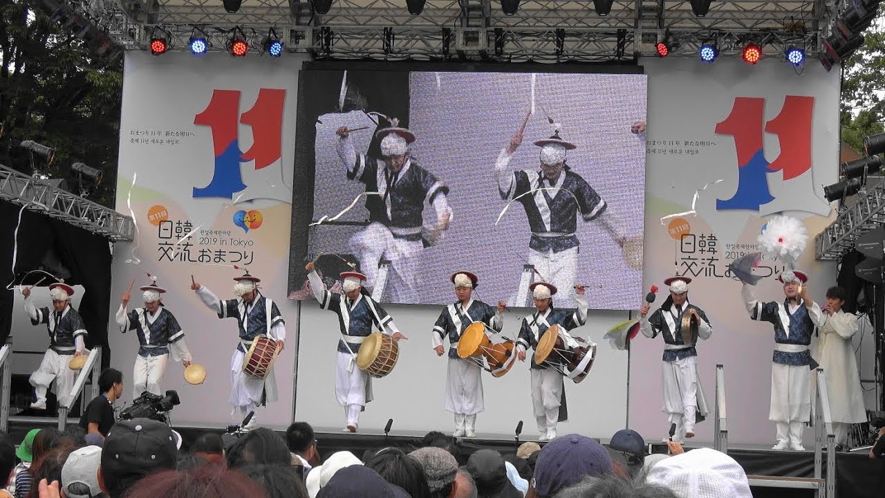 4K】「打楽グループ ジンミョン '타악그룹 진명'」［日韓交流おまつり