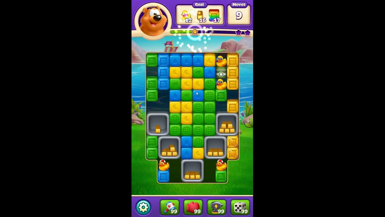 Toon Blast Level 10574 - NO BOOSTERS 🐻🐺🐱 | SKILLGAMING ✅