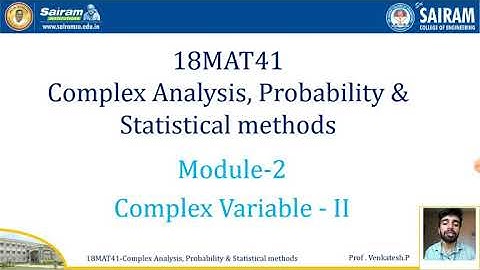 Lecture Video_18MAT41_Module-2_Cauchy