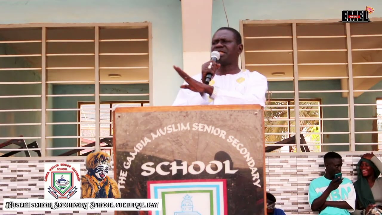 The Vice Principal, Muslim Sen. Sec. Sch on the Cultural Day 2025.