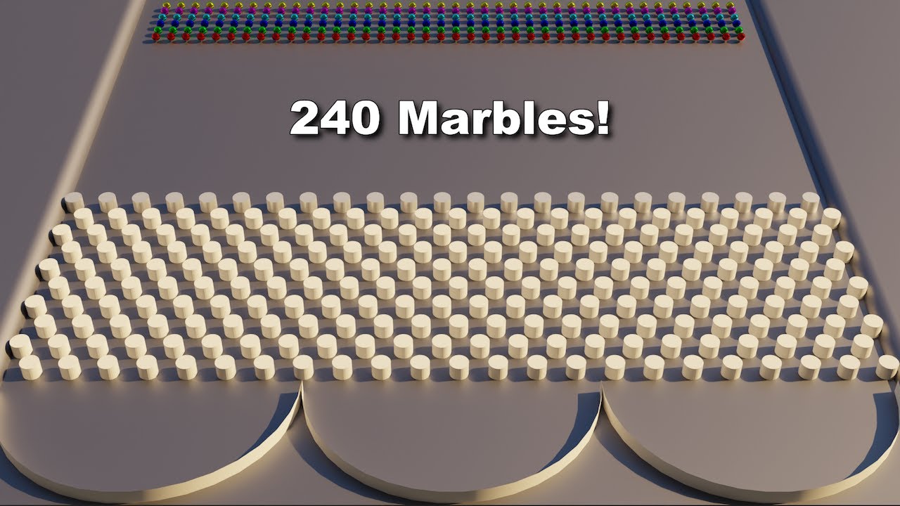 Marble Chaos! Satisfying 3D Physics Simulation in Action