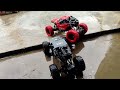 New Red Remote Control Car 4x4 Testing|| Rc Rock Crawler 4x4 Smoking 