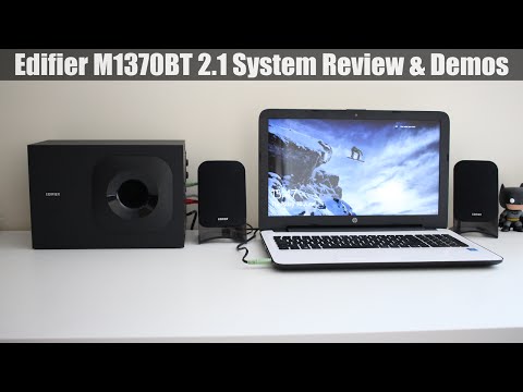 Edifier M1370BT 2.1 Speaker System Review + Demos