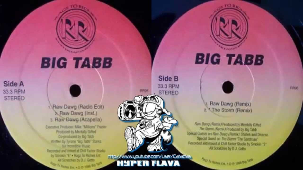 Big Tabb ‎- Raw Dawg (Full Vinyl) (1996)