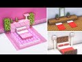 Minecraft : 8 Bed Build Design &amp; Ideas!