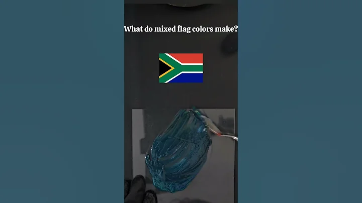 What do mixed flag colors make? #satisfying #asmr #satisfyingasmr #oddlysatisfyingasmr #colormixing