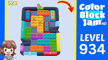 Color Block Jam Level 523 (934) Solution Walkthrough