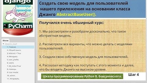 Django (Python). Создание модели пользователей на основе AbstractBaseUser().