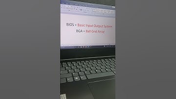 Bios and BGA meaning in IT