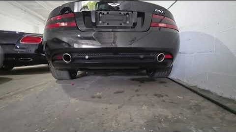 2005 Aston Martin DB9 cold start