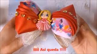 Moño de listón para el cabello / ribbon bow for hair