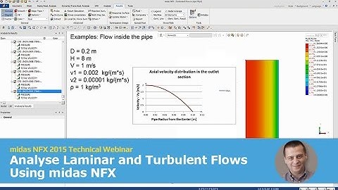 Analyse Laminar and Turbulent Flows Using midas NFX