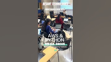 We Conducted Mega AWS & Python Drive in Besant Technologies Marathahalli